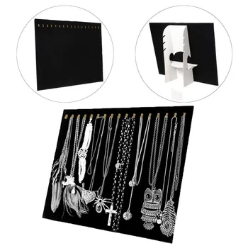 

2020 New 17 37CMX30CM Hooks Necklace Bracelet Hang Show Rack Chain Jewelry Display Holder Stand Jewelry Packaging