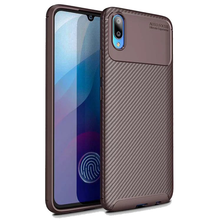 

Mobile phone case FOR:VIVO NEX Y17 Y3 Y83 Y97 X23 X27 V11i Z3 V15 S1 pro beetle TPU shell anti-fall set carbon fiber business