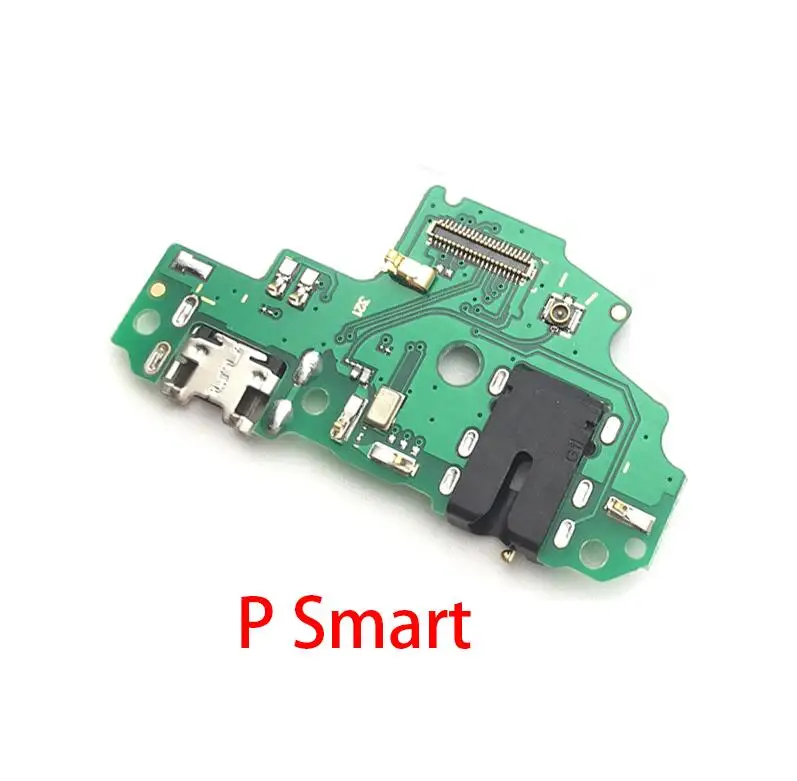 P Smart Новая плата разъема для зарядки для huawei Y6 Y5 Y7 Pro Y9 Prime P Smart Charge USB Jack Гибкий микрофон - Цвет: P Smart