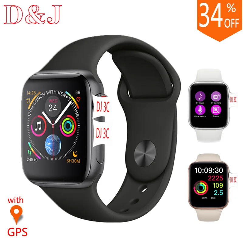 

original IWO9 Smart Watch Series 4 44mm with GPS Sport Heart Rate Monitor Smartwatch for iOS iPhone Android Phone Apple Watch