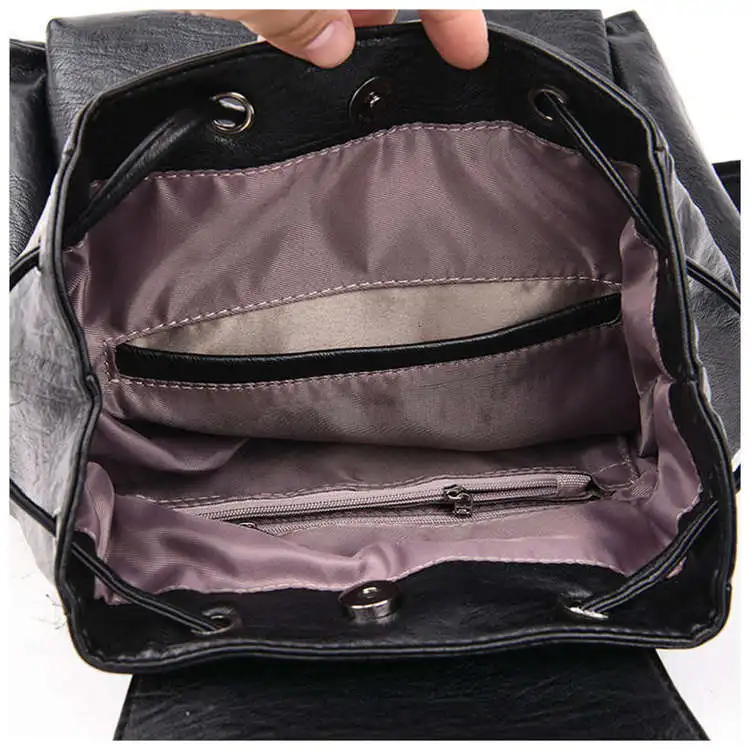 Винтажные кожаные рюкзаки, Женская дорожная сумка через плечо, Mochilas, женский рюкзак, Большой Вместительный рюкзак для девочек, Новинка