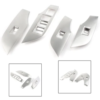 

For 2019 2020 Toyota RAV4 Car Interior Window Lift Panel Switch Decoration Cover Trim Stainless Steel Car Accessories RHD Only