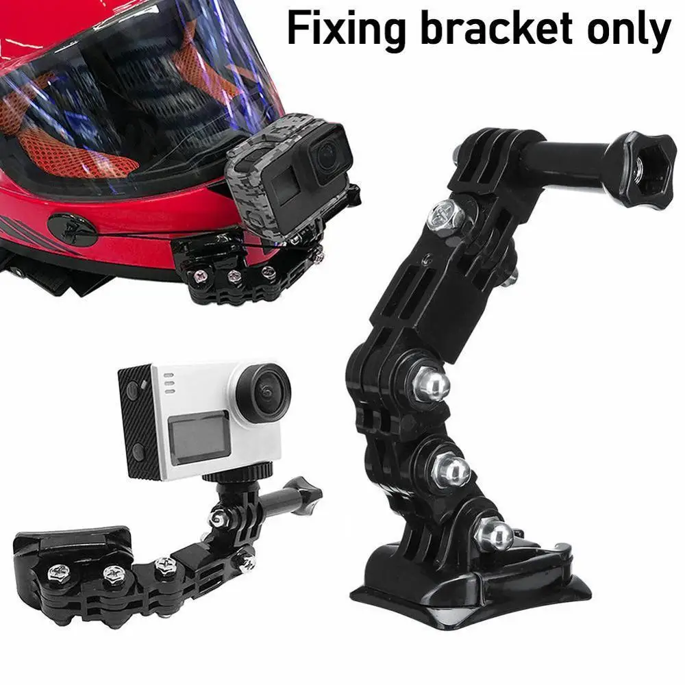 

1PC Motorcycle Helmet Mount Curved Adhesive Arm For Gopro Hero 8 7 6 5 4 3 SJCAM sj4000 For XiaoYi 4K Action Camera Accessories
