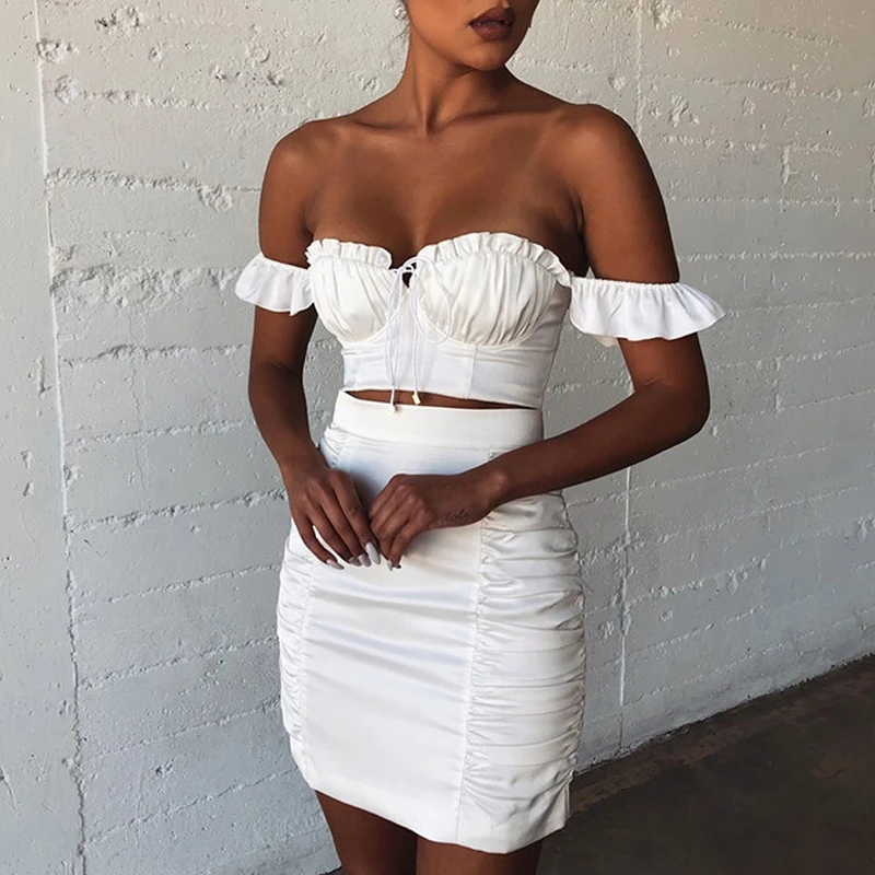 ruffle co ord set