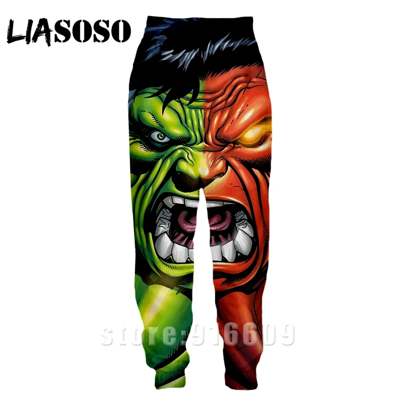 3d принт для мужчин и женщин Полная длина jogger дети рок Sweatpant зимние Халк брюки Аниме Мстители повседневные забавные Топ спортивные брюки A252