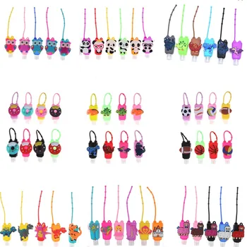 

Cartoon Mini Hand Sanitizer Bottle Silicone Cute Empty Detachable Cover Travel Portable Holder