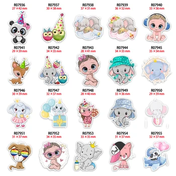 

New Baby Cartoon Pattern Printed 30pcs/lot Planar Resins for for DIY Decoration Crafts Accessories R0793 R0794 R0795