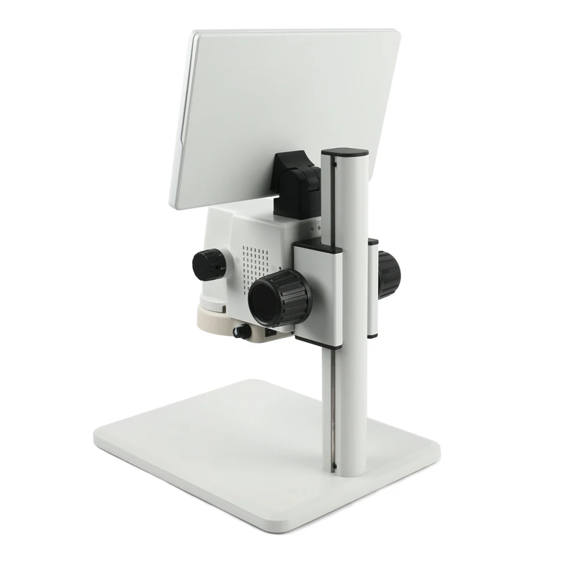 연속 줌 110X FHD 1080P 11.6 LCD 모니터 Microscopio Lab 디지털 비디오 현미경 카메라 키트 측정 현미경 세트