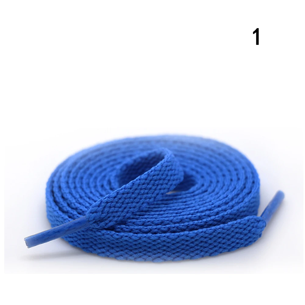 1 Pair High Quality Polyester Shoe Laces Solid Color 150 cm Casual Sport Running Flat Shoelace Shoe Strings Free Shipping