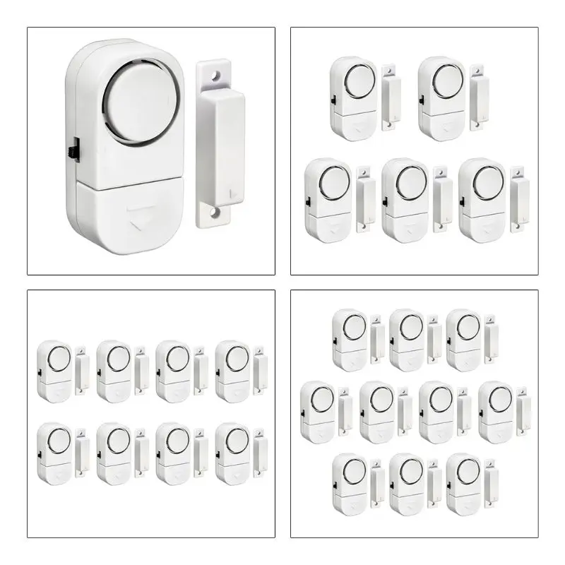 Home Security Alarm System Standalone Magnetic Sensors Independent Wireless Home Door and Window Alarm Security Burglar Alarm afbeelding