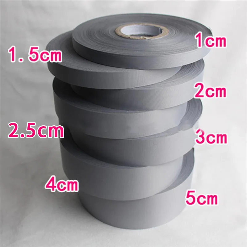 100 метров DIY светоотражающая лента ткани для шитья спортивной