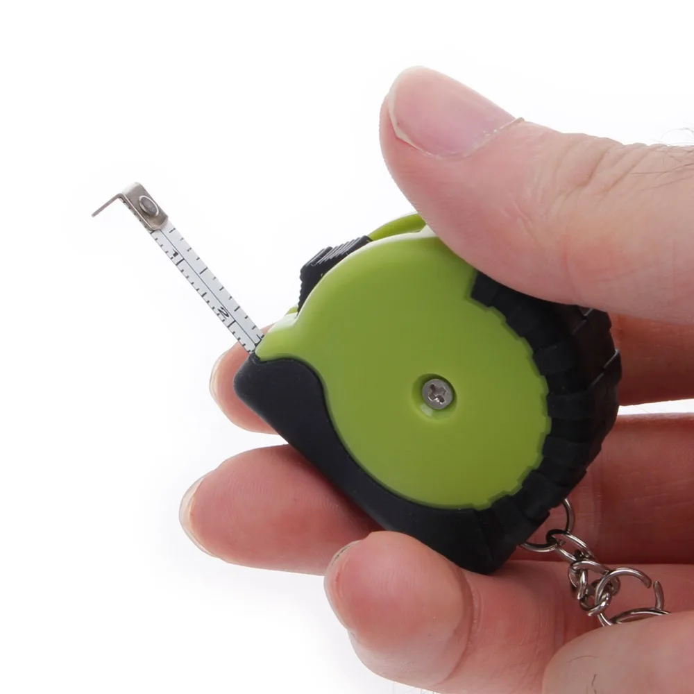 Mini Tape Measures With Key Chain Plastic Portable 1m Retractable Ruler  cm/Inch Tools - AliExpress