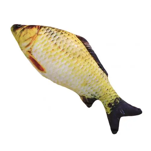 Crucian Carp Прочная игрушка для кошек, игрушки для рыб, собак, 8 дюймов, имитация, плюшевая игрушка рыба, мягкая игрушка для кошек, игрушка для жевания, игрушка для ловли царапин, продукт для домашних животных - Цвет: Crucian Carp