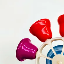 Orff инструменты октавы вращающиеся часы Младенцы ребенок Октава колокол 8 звук вращающийся мини стук пианино музыкальный инструмент