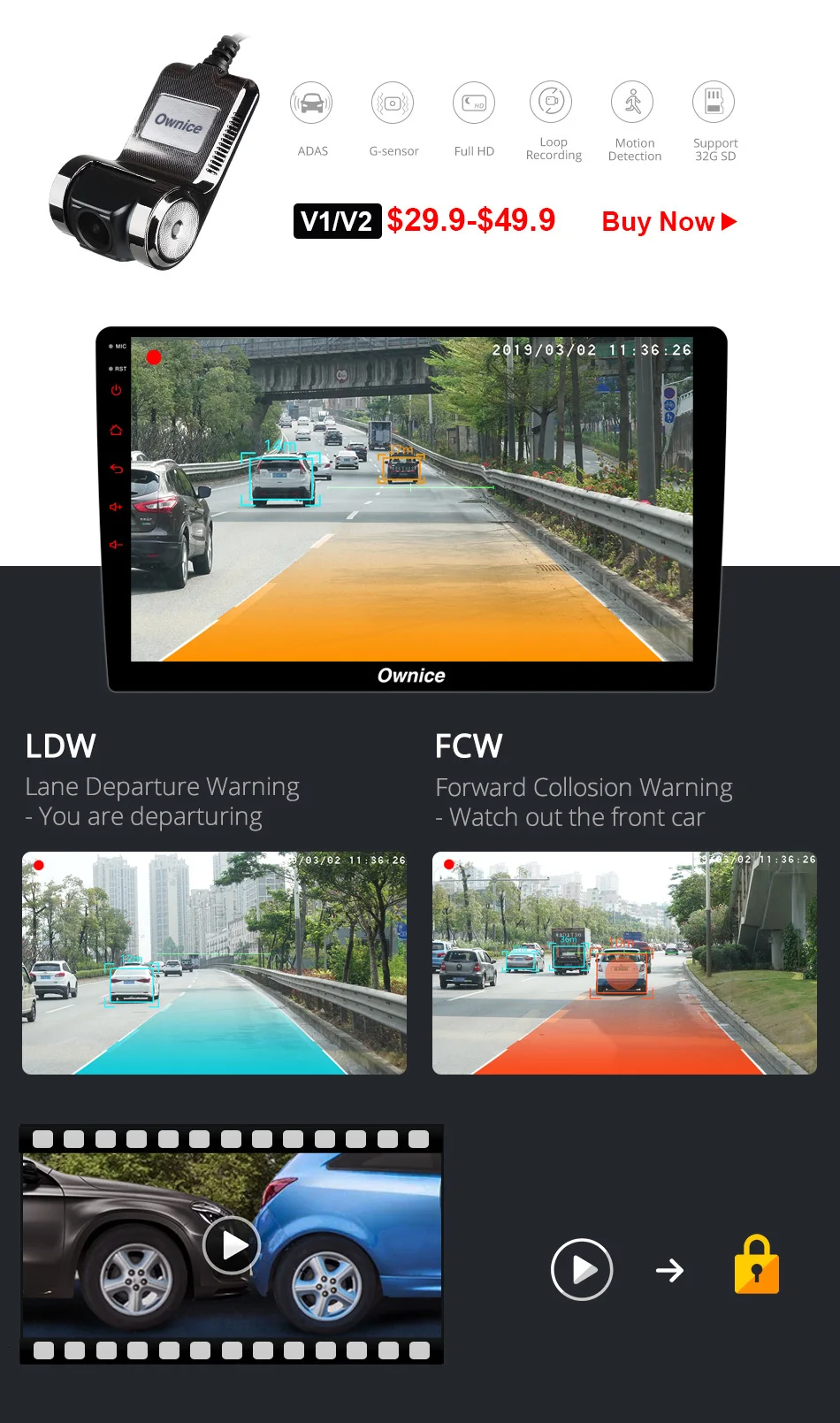 Ownice K5 2 Din Универсальный Android 360 панорамный бесшовный 4-канальный видеорегистратор AHD камера Автомобильная Радио DVD gps навигация головное устройство с DSP