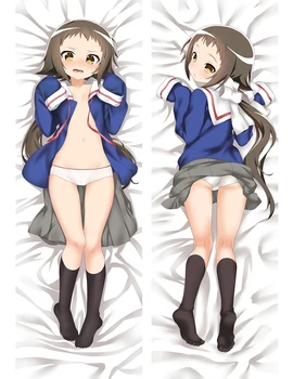 

Anime Mitsumine Mashiro Body Pillow Cover Case Sexy Girls Pillowcases Peach Skin 2 Way Throw Otaku Pillow case