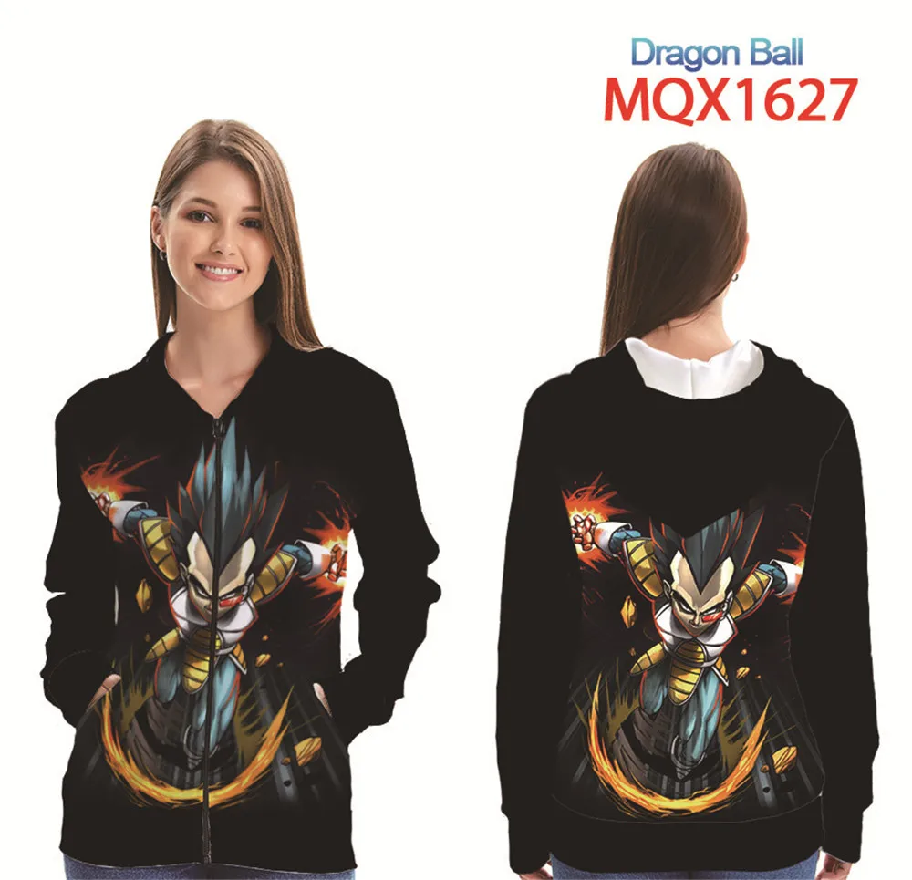 Style2 Толстовка для косплея с 3D Аниме Драконий жемчуг, толстовка на молнии, модная уличная одежда, драконий жемчуг, крутая куртка для мальчиков - Цвет: Style2