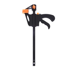 12inch Spreader Work Bar Clamp F Clamp Gadget Tool DIY Hand Speed Squeeze Quick Ratchet Release Clip Kit Wood Working