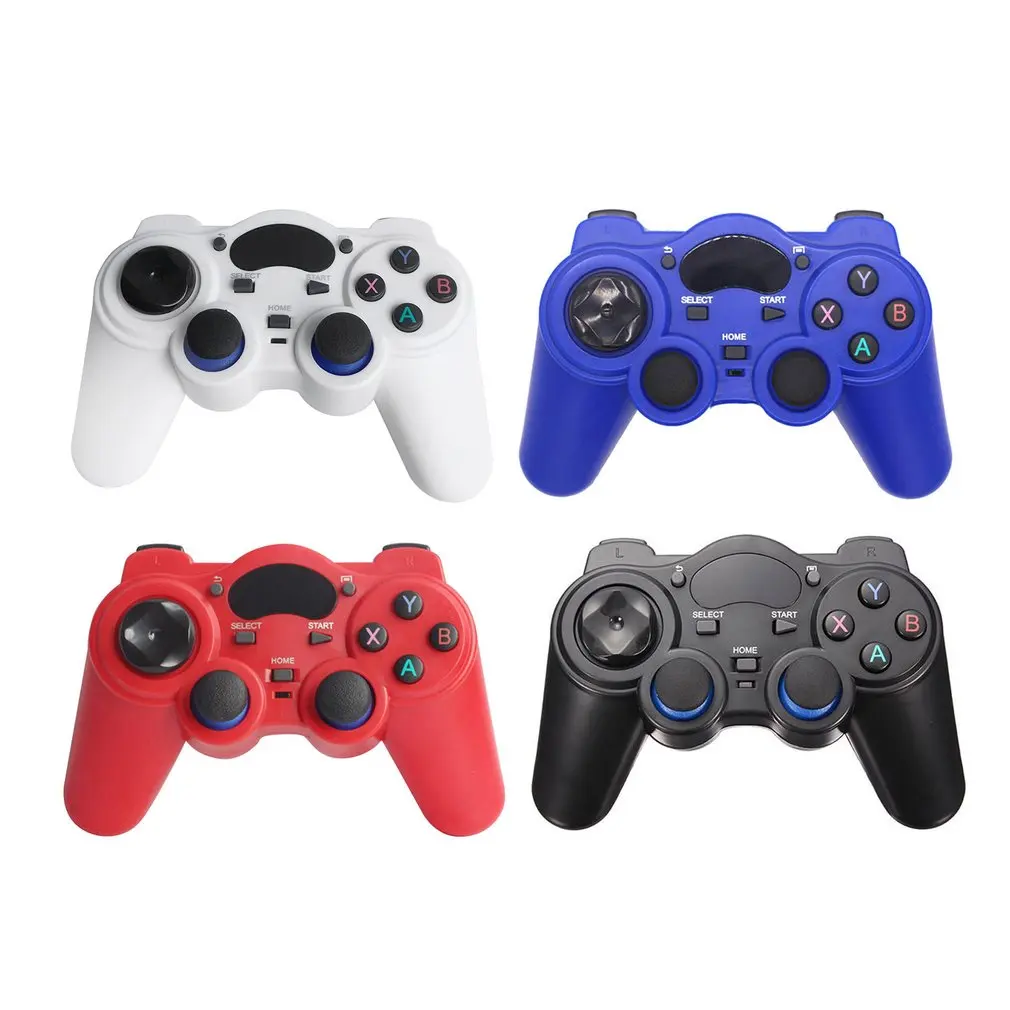 Wholesale 09JUw Smart Phone Wireless Handle Gamepad For Android Phone/PC Computer /PS3/TV Box Joystick 2.4G Joypad Game Remote Pad