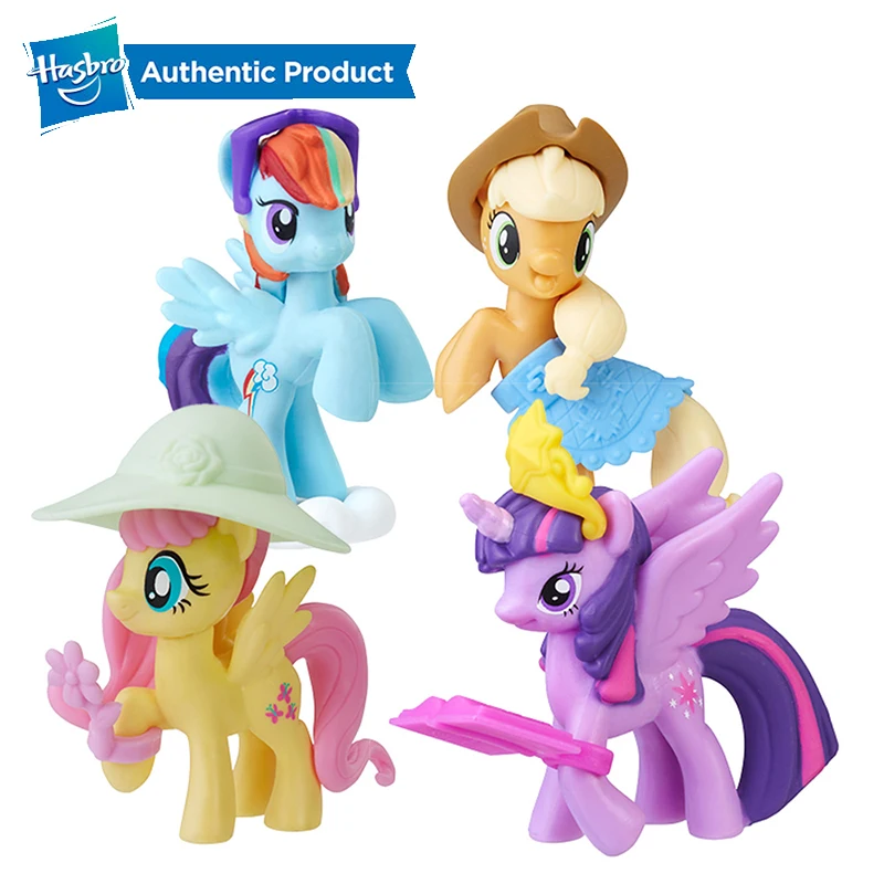 

Hasbro My Little Pony 2 inches Friendship is Magic Fluttershy Story Twilight Rainbow Dash Apple Jack pony action figure dolls