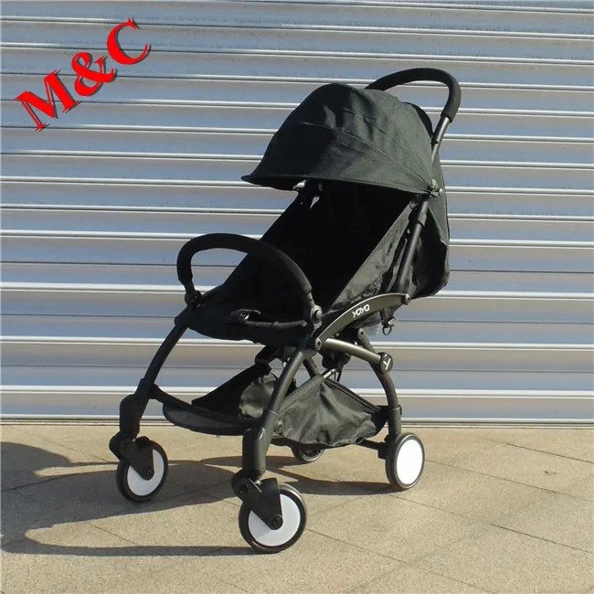 B style black Оригинальная легкая коляска может сидеть и лежать на 175 градусов Складная коляска yoya ультра-легкая портативная дорожная детская коляска - Цвет: B style black