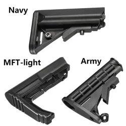 Crosse en Nylon noir MFT light/Army/Navy pour pistolets à boule de Gel, accessoires de remplacement pour JinMing 8th M4A1 