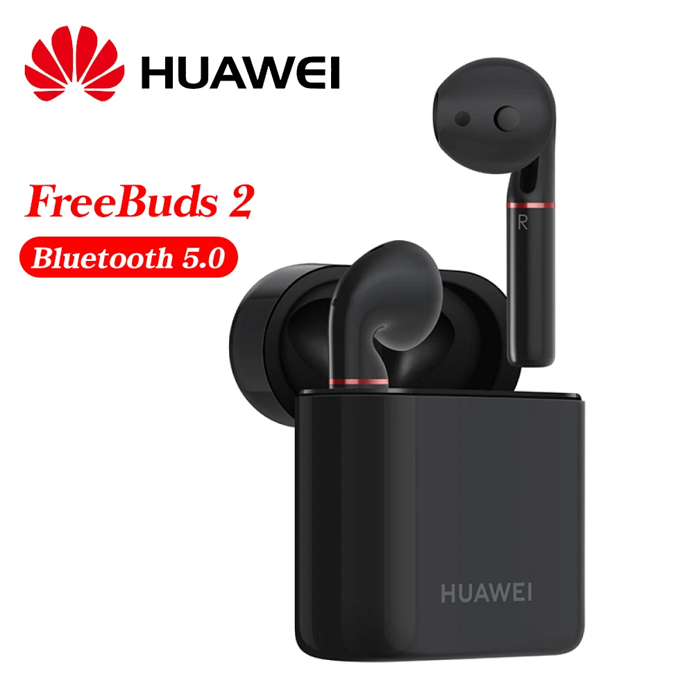 Беспроводные bluetooth-наушники huawei Freebuds 2 Pro беспроводные наушники-вкладыши 20Hz-20000Hz type-C HiFi наушники для мобильного телефона - Цвет: Freebuds 2 black