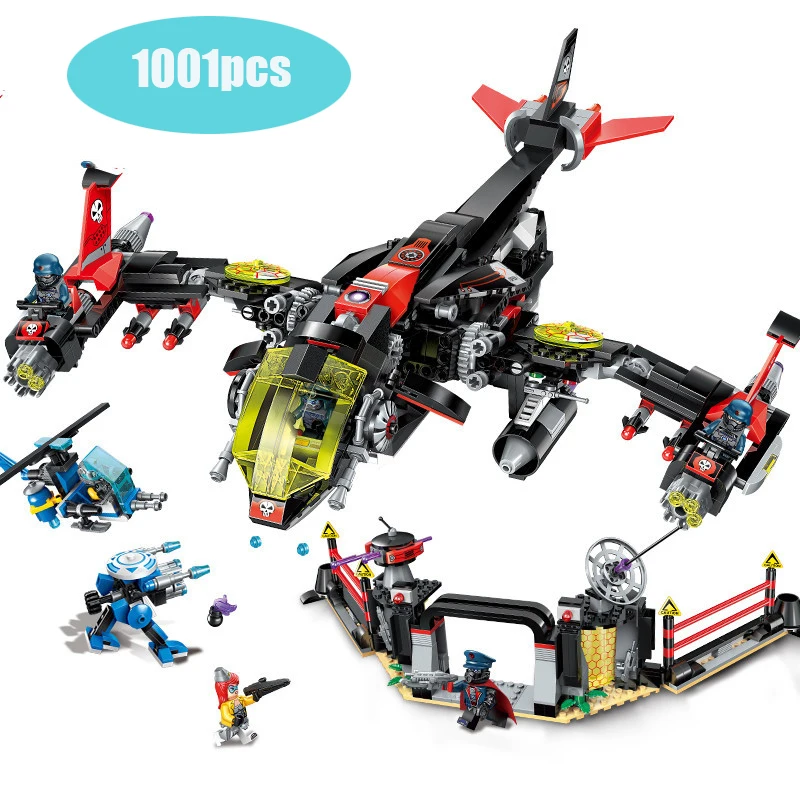 

1001pcs Children's educational building blocks toy Compatible Legoinglys city technic fighter DIY figures Bricks best gifts