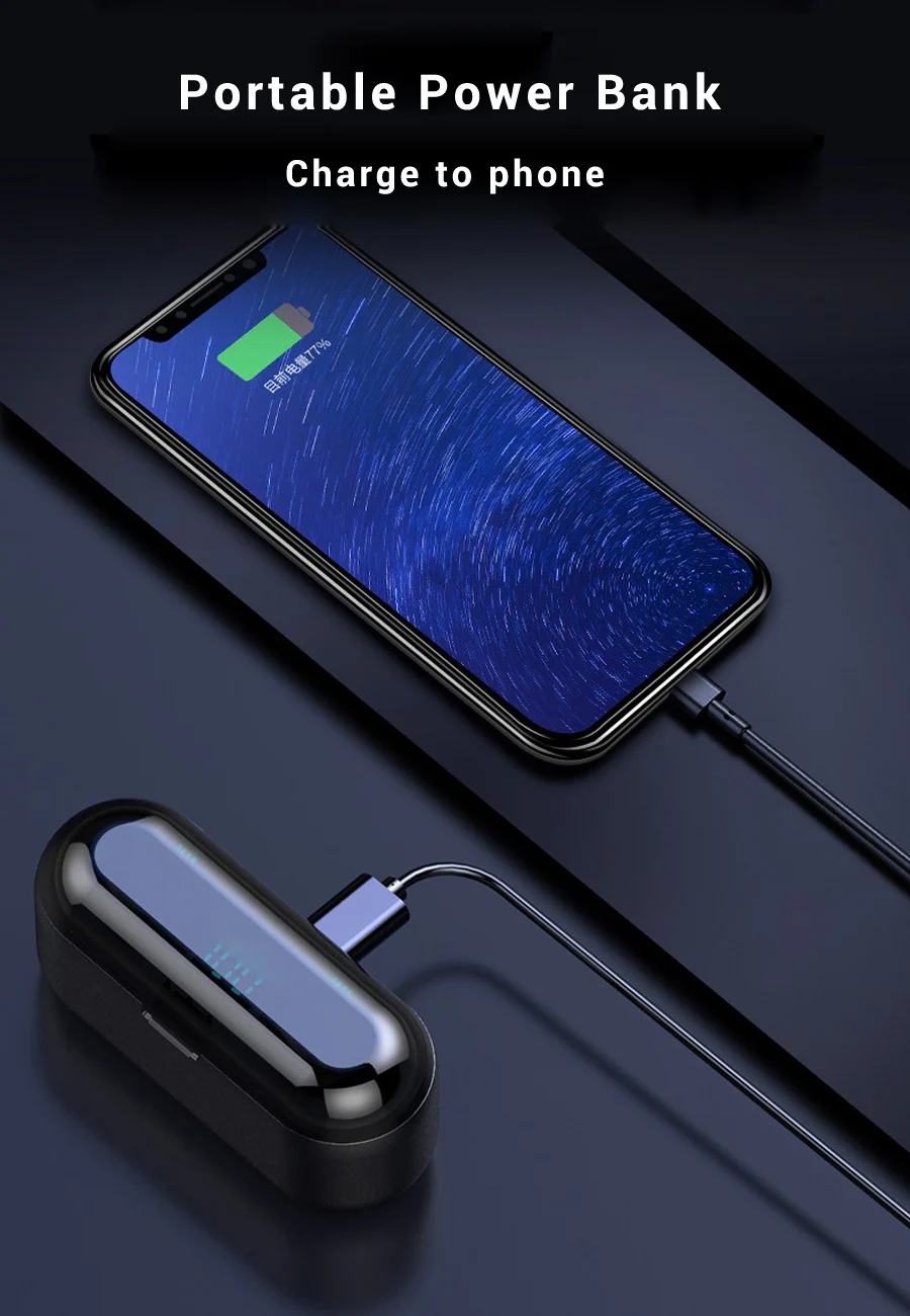 TWS Wireless Earbuds Stereo Mini Bluetooth Earphone 5.0 for Redmi 8 8A Redmi K20 K20pro Redmi Note 8 8pro xiaomi 7 xiaomi 9