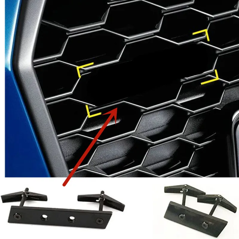 Car Grille Emblem Bracket RS3 RS4 RS5 RS6 RS7 RS8 S3 S4 S5 S6
