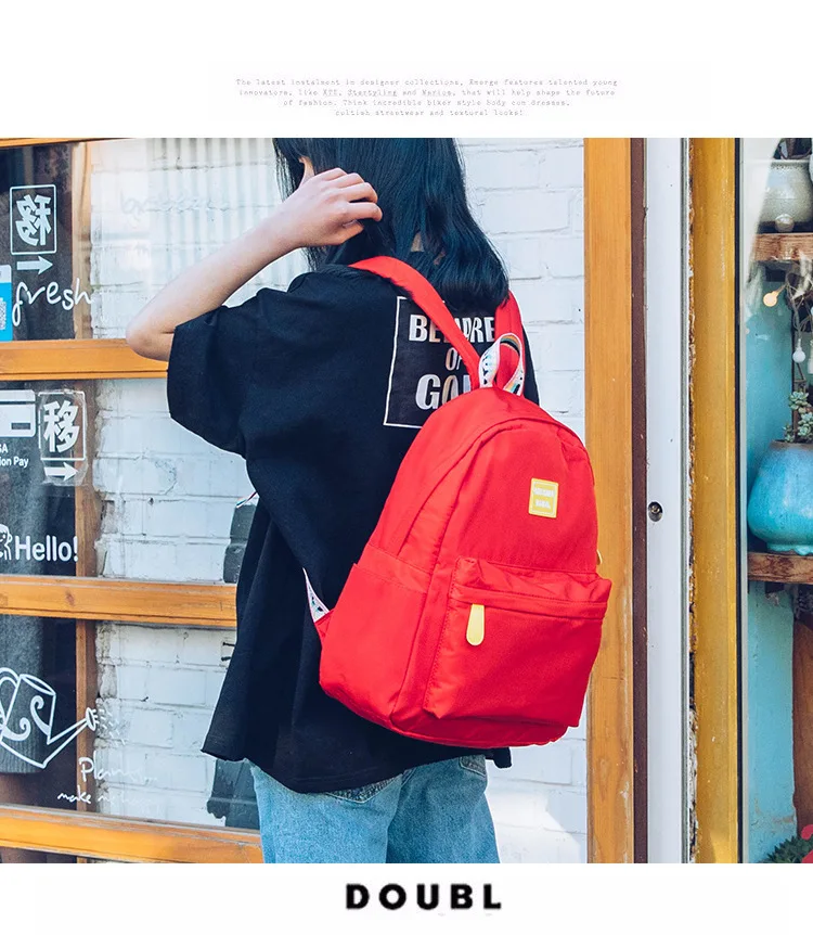 New Style WOMEN'S Bag WOMEN'S Backpack Korean-style Backpack Nylon WOMEN'S Bag a Generation of Fat Manufacturers Direct Sel