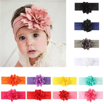 

Cute Baby Girls Flower Design Headband Headwear Apparel Prop Party Gift 0-2y
