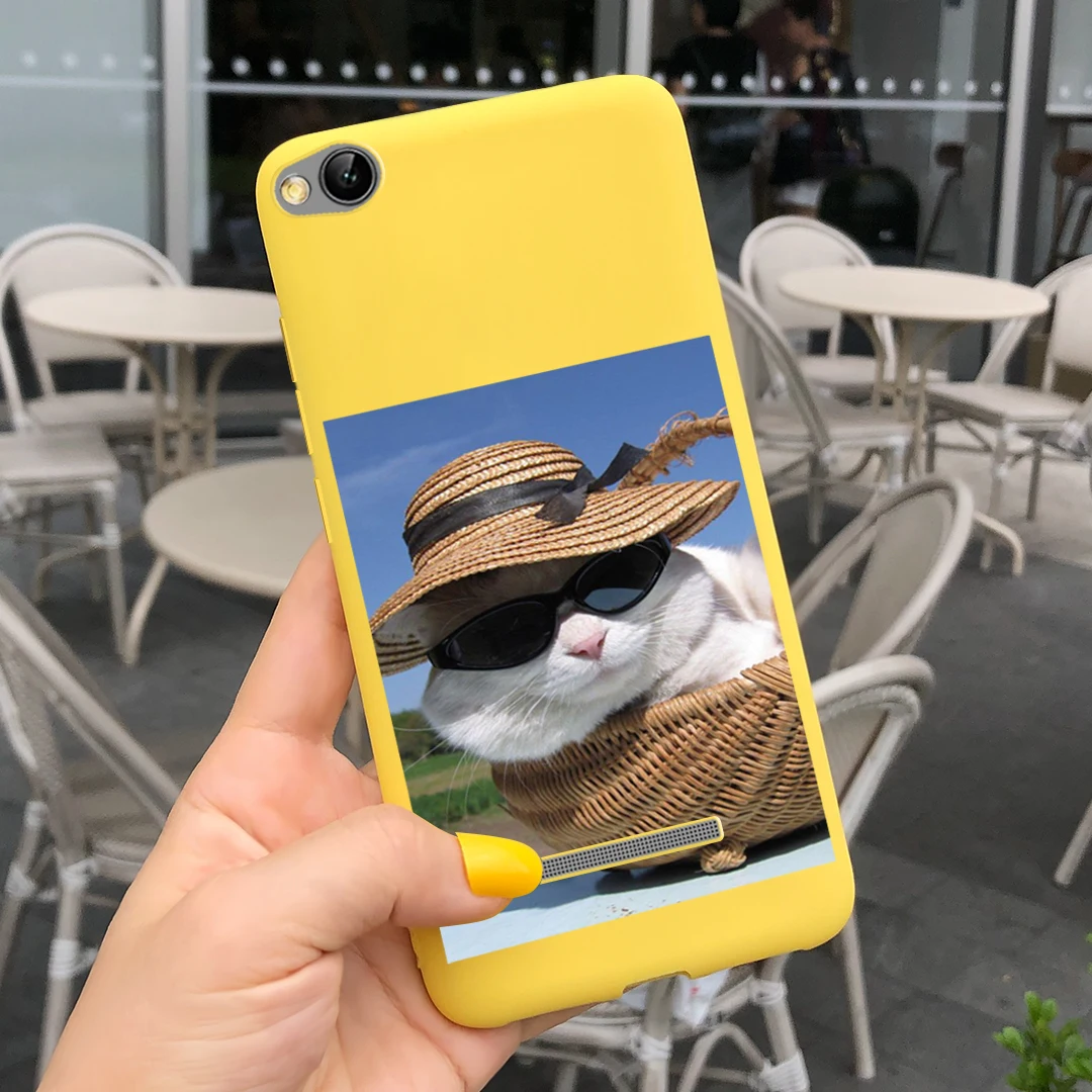 Lovely Cartoon Silicone Phone Case - Candy Color Soft Cover