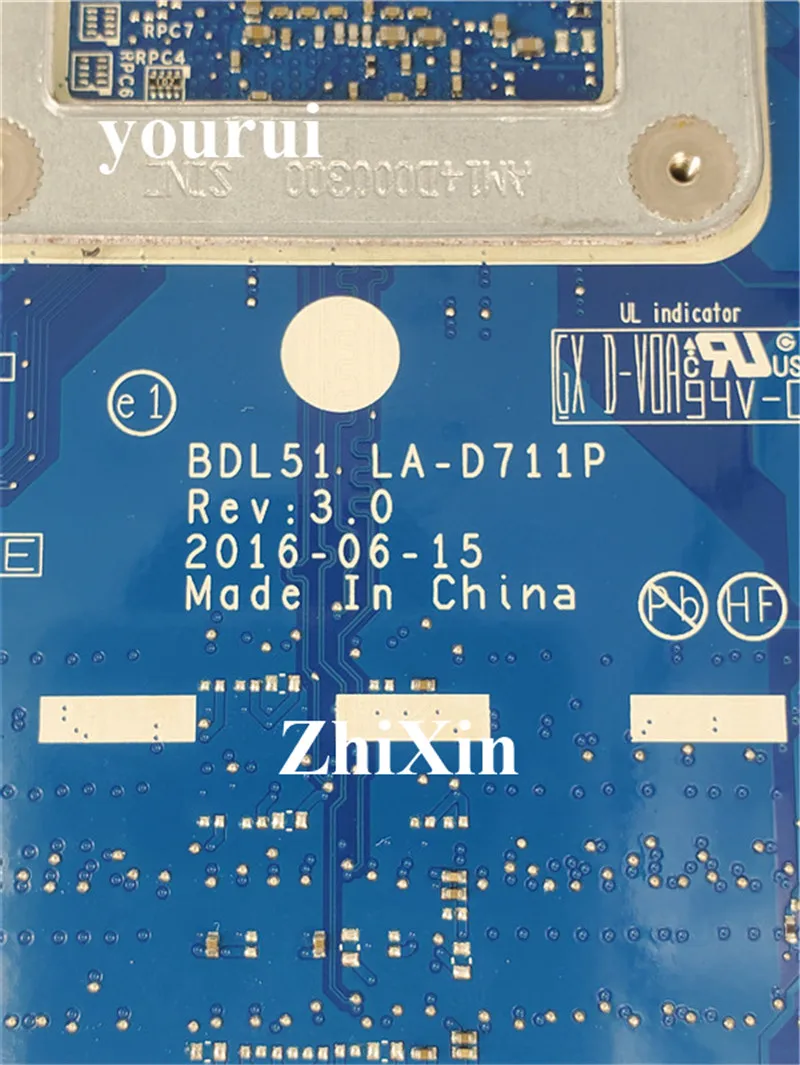 854961-601 854961-501 LA-D711P для ноутбука hp A8 cpu 15-BA 15-AY 15-BA021CY 255 G5 материнская плата для ноутбука полностью протестирована