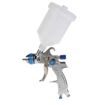 

Paint Spray Set Gun Sprayer Gravity Feed 600ml Pot 3 Nozzles With 1.4mm 1.7mm 2mmCar Furniture Construction Painting Tools