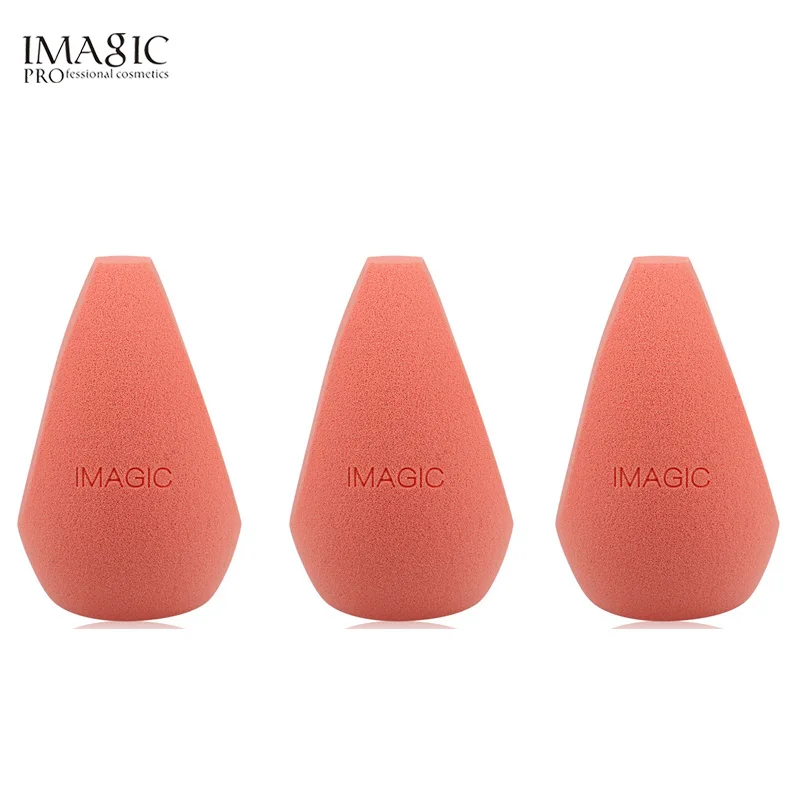 TL-435-9-3ge IMAGIC, 3 упаковки, смеситель для макияжа, Zacht, водные губки, Bladerdeeg, профессиональный макияж, пуховые губки, для тонального крема, консилер - Цвет: TL-435-9-3ge
