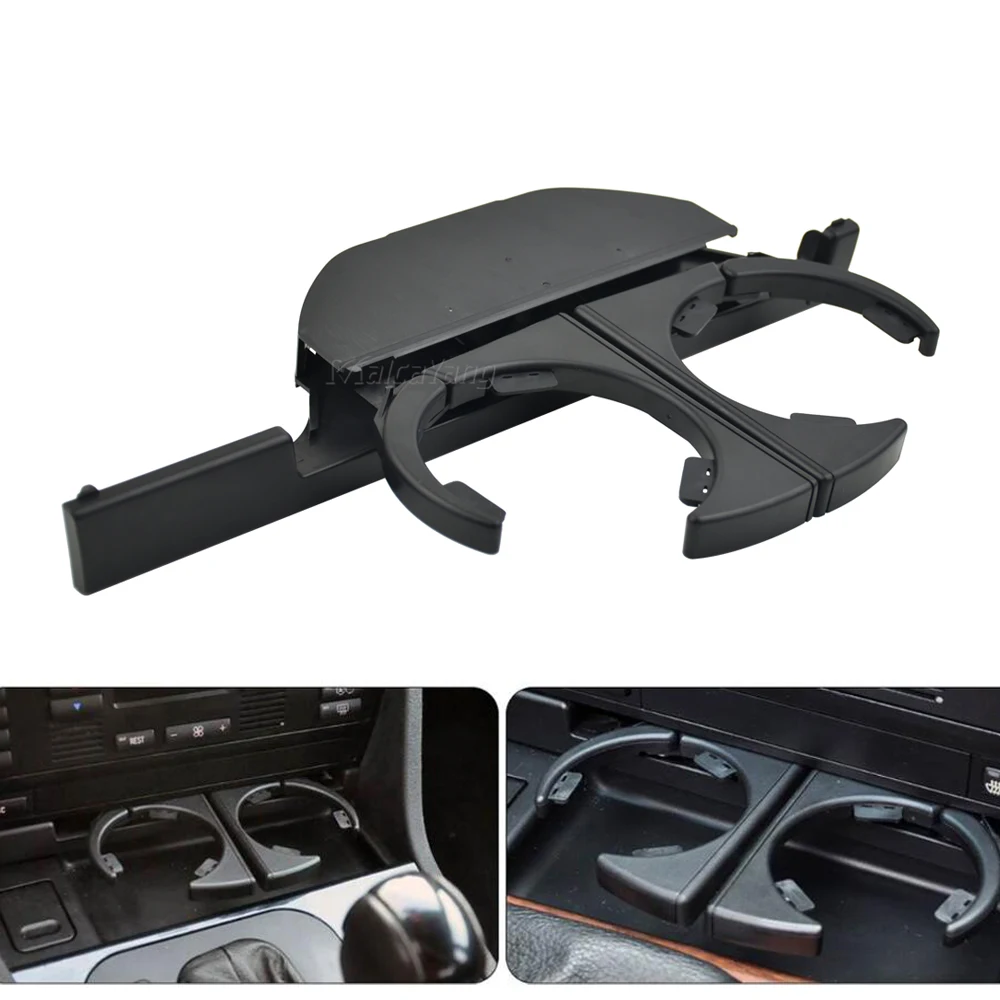 Car Left Seat Driving Console Retractable Drink Cup Holder Fit For Bmw