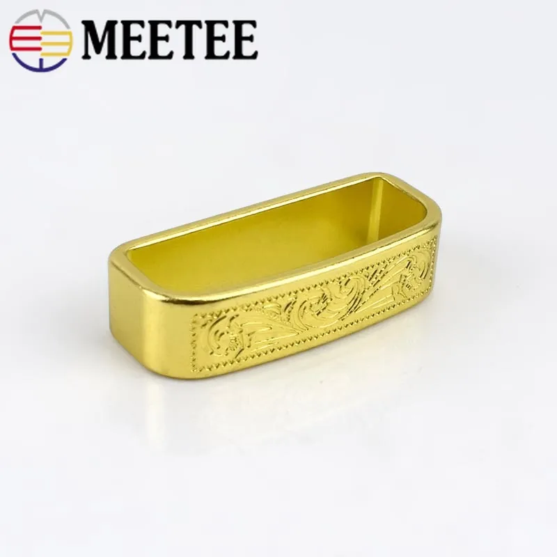 Meetee 1 шт. 40 мм латунные мужские пряжки для ремня 38 39 ремни DIY ручной работы D пряжка