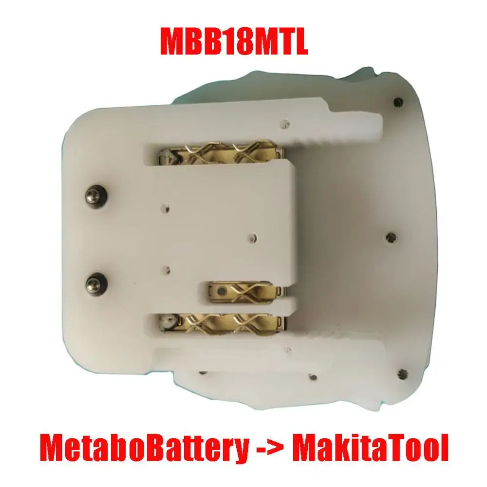 MBB18MTL Electric Power Tool Adapter Converter use Metabo 18V Li-ion Battery on Makita Lithium Machi