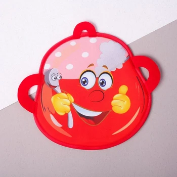 

Pot holder "Pan" (photo printing), polyethylene, hl20%, foam rubber filler 190g / m 2515534
