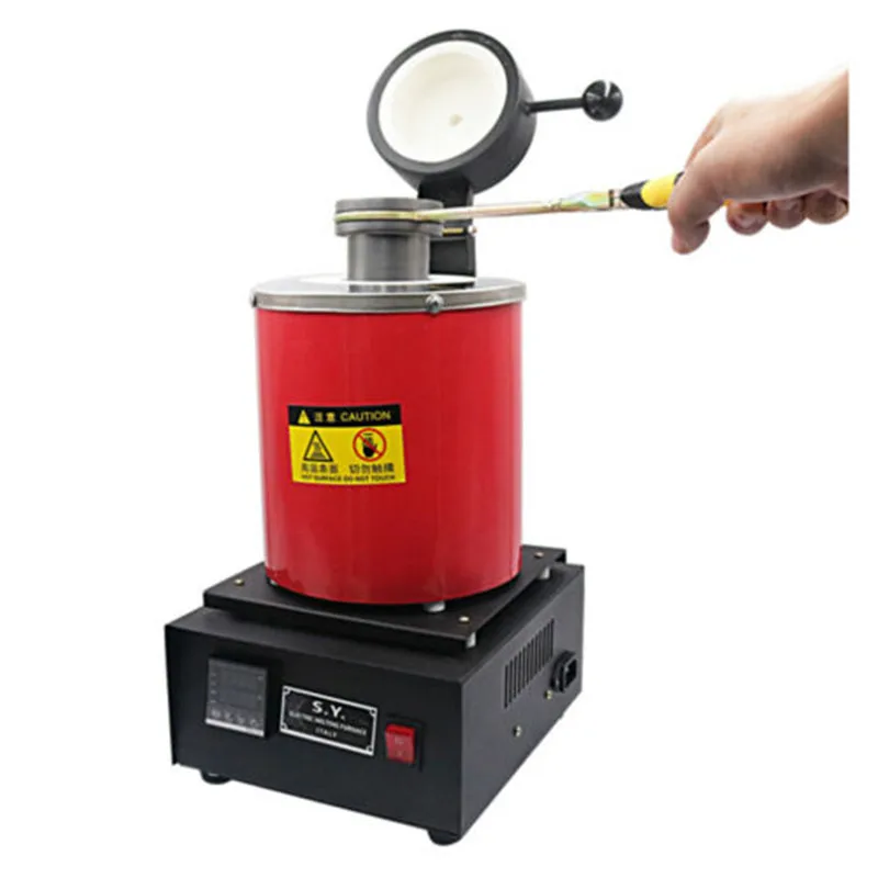 2 кг мини плавильная металлическая печь электрическая машина для литья ювелирных