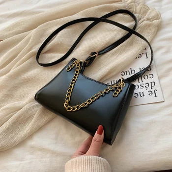 

Fashionable web celebrity small bag female 2020 autumn/winter new fashion Korean version versatile shoulder bag texture chain