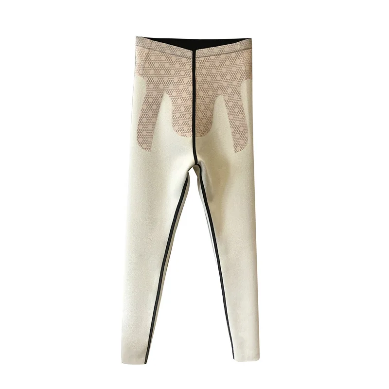 Oxygen Temperature Change Shark Pants Belly Contracting Hip Lifting Women's Large Size Autumn and Winter Velvet Padded Leggings 2