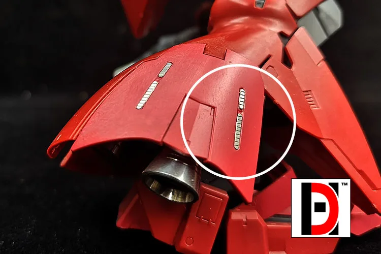 Ремонт декоративных частей для Gundam носик деталь/полоса паза украшение универсальный металлический травленый лист