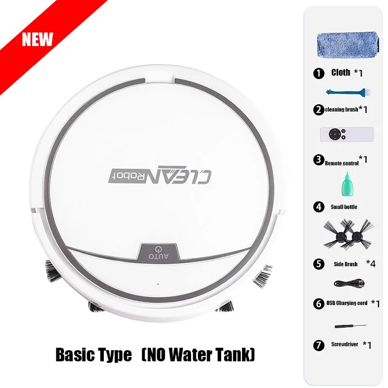 Fully Automatic Intelligent Robot Vacuum Cleaner Multifunctional Three-in-One Automatic Charging Dry And Wet Sweeping Robot 