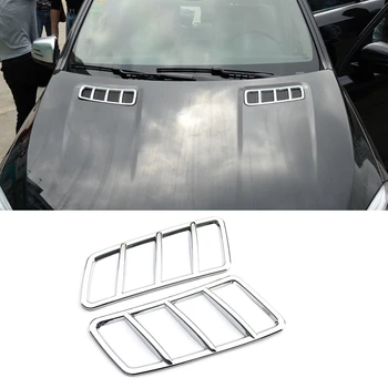 

for Mercedes Benz ML GL GLE GLS W163 W164 Chrome ABS Hood Engine Air Outlet Frame Cover Trim Car Accessories