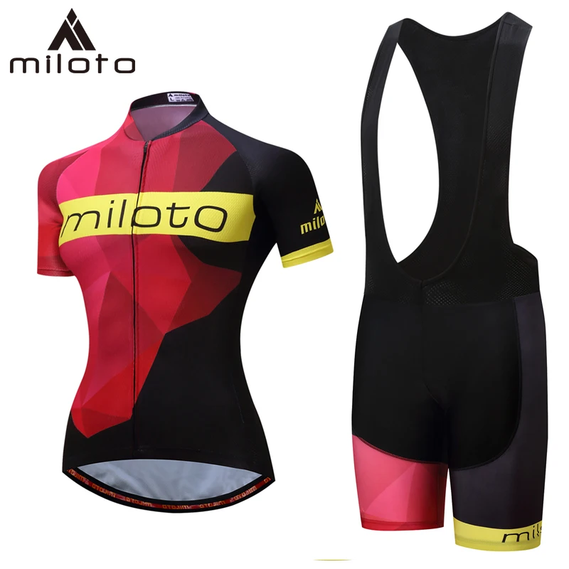 

Miloto Mtb Cycling Clothes Sets Women's Skinsuit Road Mountain Bike Clothing Triathlon Suit Uniform Riding Wear Bicycle Jerseys