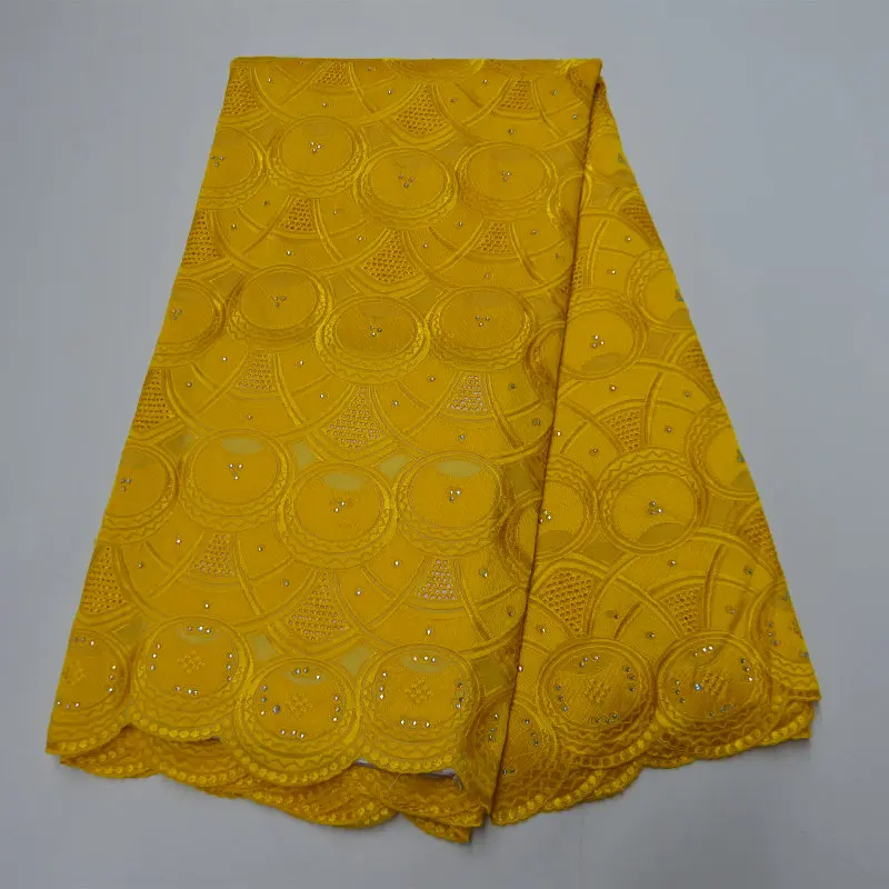 

2020 Hot selling African double organza lace fabric high quality embroidery stones Swiss guipure Nigeria party french tulle lace