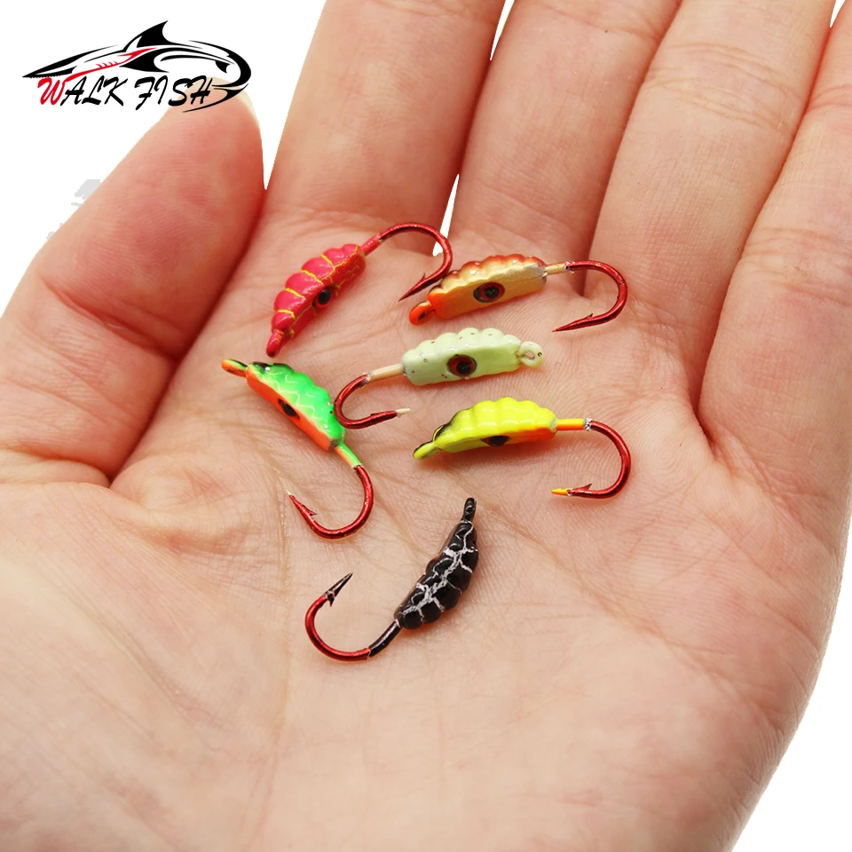 6pcs/Lot Lifelike Shad Fishing Worm Fly Fish Soft Fishing Lure 2.1