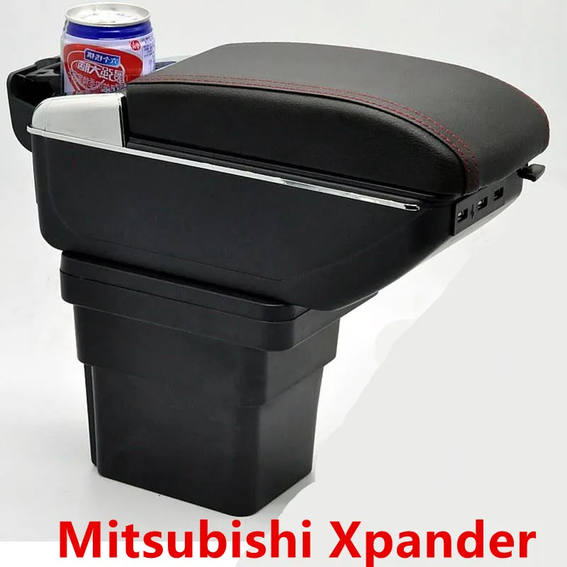 Для Mitsubishi Xpander, подлокотник, аксессуары для салона автомобиля, usb зарядка, подлокотник, коробка для отдыха автомобиля, Стайлинг, декоративные части